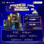 JOI GAMING PC A5005 (AMD Ryzen 5 5500XT/8GB RAM/256GB SSD/RX9060XT/W11P)