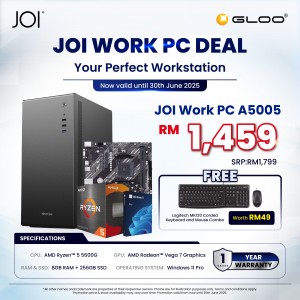 JOI Work PC A5005 (AMD Ryzen™ 5 5600G/8GB RAM/256GB SSD/W11P)