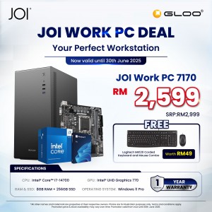 JOI Work PC 7170 (Intel® Core™ i7-14700/8GB RAM/256GB SSD/W11P)