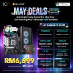 JOI Gaming PC A5005 (AMD Ryzen 5 7500F-16GB RAM-1TB SSD-RTX5070-DOS)