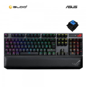 ASUS XA09 STRIX SCOPE NX WIRELESS DELUXE GAMING KEYBOARD WITH BLUE SWITCH 90MP02I8-BKUA00