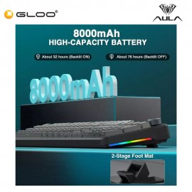 AULA F108 PRO Multi Mode Mechanical Keyboard with Reaper Switch (F108PRO-Comic)