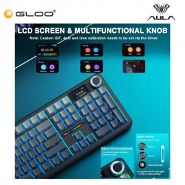 AULA F108 PRO Multi Mode Mechanical Keyboard with Reaper Switch (F108PRO-Comic)