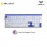 AULA HERO99 White Blue Magnetic Keyboard with Wing Chun Magnetic Switch