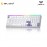 AULA HERO99 White Purple Magnetic Keyboard with Graywood Magnetic Switch