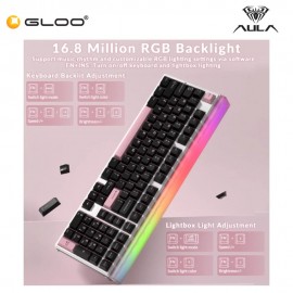 AULA HERO99 Black Pink Magnetic Keyboard with Wing Chun Magnetic Switch
