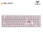 AULA F108 PRO V2 Pink Multi Mode Mechanical Keyboard with Mint Switch