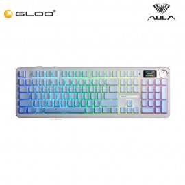 AULA F108 PRO Multi Mode Mechanical Keyboard with Zephyr Switch (F108PRO-Gradient Blue)