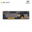AULA F108 PRO Multi Mode Mechanical Keyboard with Reaper Switch (F108PRO-Grey+Yellow)