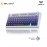 AULA F75 Multi Mode Mechanical Keyboard with Star Vector Switch (F75-White+Gradient Purple)