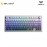AULA F75 Multi Mode Mechanical Keyboard with Star Vector Switch (F75-White+Gradient Purple)