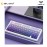 AULA F75 Multi Mode Mechanical Keyboard with Star Vector Switch (F75-White+Gradient Purple)