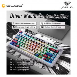 AULA F75 Multi Mode Mechanical Gaming Keyboard with Reaper Switch (F75 COMIC)