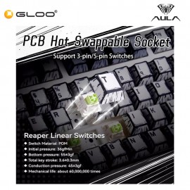 AULA F75 Multi Mode Mechanical Gaming Keyboard with Reaper Switch (F75 COMIC)