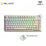 AULA AU75 Multi Mode Mechanical Keyboard with Bloomfield Switch (AU75-Cold Brew Milk Tea)