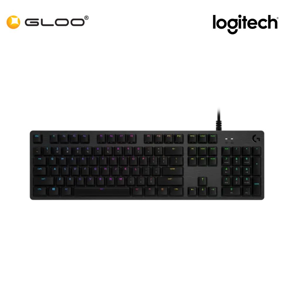 Logitech G512 LIGHTSYNC RGB Mechnical Gaming Keyboard - GX Brown Tactile (920-009354)