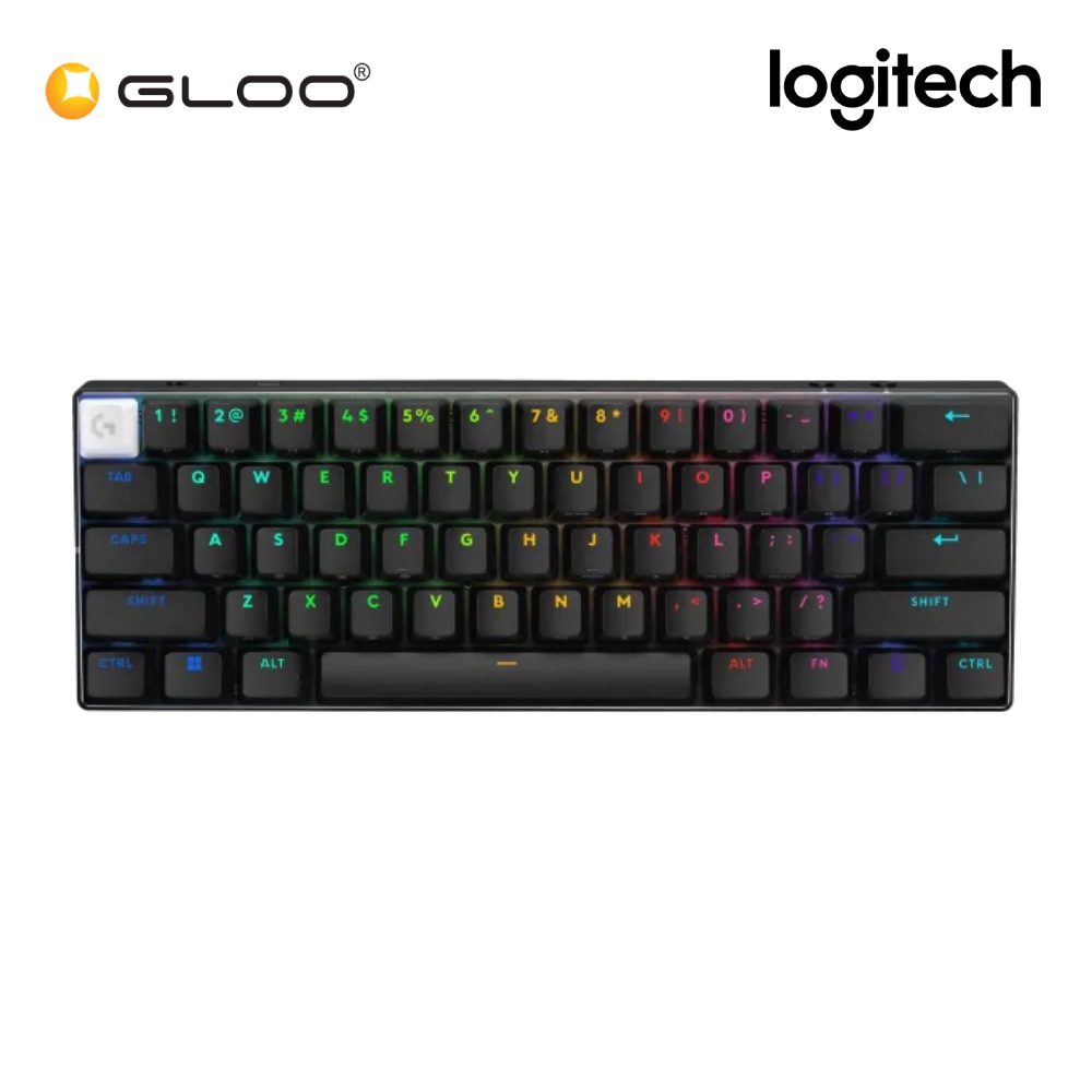 Logitech G PRO X 60 LIGHTSPEED Wireless Gaming Keyboard (Tactile) - Black 920-011916