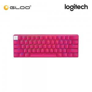 Logitech G PRO X 60 LIGHTSPEED Wireless Gaming Keyboard (Tactile) - Magenta 920-011954
