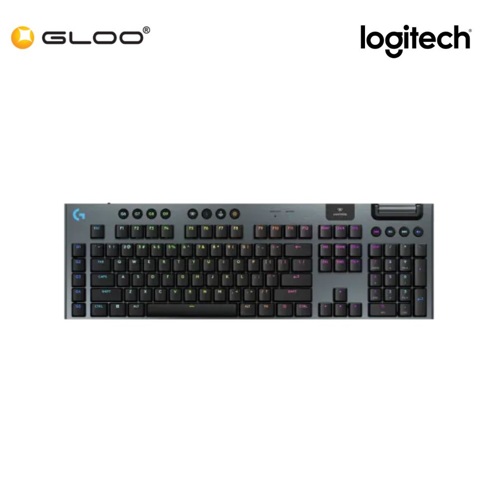 Logitech G915 X LIGHTSPEED Wireless Low-Profile Gaming Keyboard - Tactile | Black
