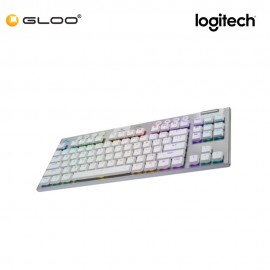 Logitech G915 X LIGHTSPEED TKL Wireless Low-Profile Gaming Keyboard - Tactile | White