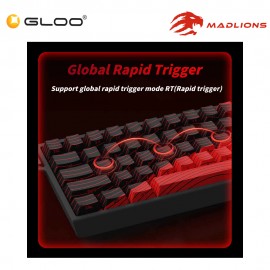 Madlions MAD60 HE RGB Flagship Magnetic Keyboard - Magnetic Amber Pro (6977700930378)