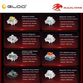 Madlions MAD60 HE RGB Flagship Magnetic Keyboard - Magnetic Amber Pro (6977700930378)