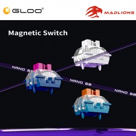 Madlions Nano68 Magnetic Keyboard - Magnetic Amber Pro (6977700930897)