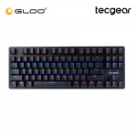 Tecgear CONTROL 87-Key Wireless RGB Mechanical Keyboard Black-Jerrzi Blue Switches (TGKB-C87-BK-JBL)