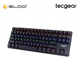 Tecgear CONTROL 87-Key Wireless RGB Mechanical Keyboard Black-Jerrzi Blue Switches (TGKB-C87-BK-JBL)