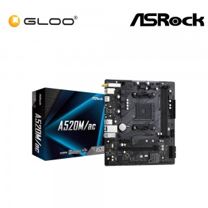 Asrock A520M/AC WiFi DDR4 Motherboard 90-MXBE70-A0UAYZ