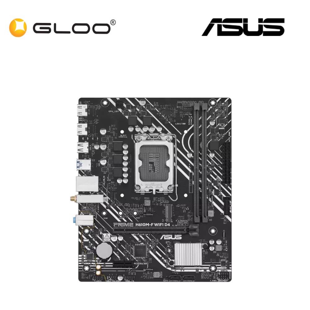 Asus Prime H610M-F WIFI DDR4 mATX Motherboard 90MB1L40-M0UAY0