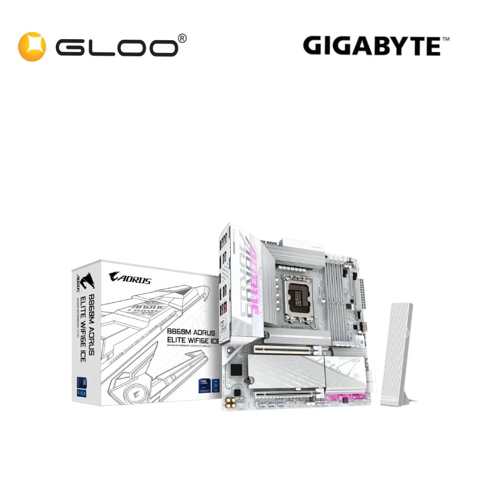 GIGABYTE B860M A ELITE WIFI6E ICE Motherboard 9MB86MLI6-00