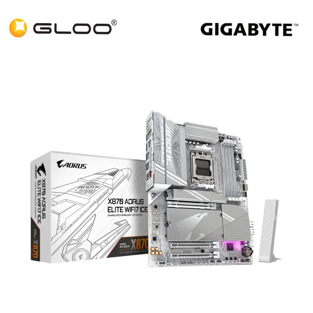 GIGABYTE X870 AORUS ELITE WIFI7 ICE MOTHERBOARD 9MX87ELE-00-G11