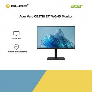 [Pre-order] Acer Vero CB271U 27" WQHD (2560 x 1440) Monitor(UM.HB1SM.003) [ETA:3-5 working days]