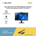 [Pre-order] Acer B247YD 23.8”FHD (1920 x 1080) Webcam Monitor (UM.QB7SM.D01) [ETA: 3-5 Working Days]
