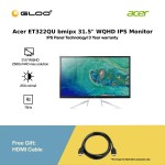 [Pre-order] Acer ET322QU bmipx 31.5" WQHD (2560 x 1440) IPS Monitor (UM.JE2SM.004) [ETA: 3-5 Working Days]