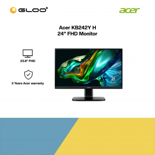 [Pre-order] Acer KB242Y H 24" Monitor (UM.QK2SM.H01) [ETA:3-5 working days]