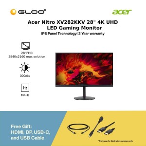 [Pre-order] Acer Nitro XV282KKV 28" 4K UHD (3840 x 2160) LED Gaming Monitor (UM.PX2SM.V02) [ETA: 3-5 Working Days]
