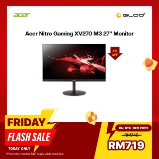 [Pre-order] Acer Nitro Gaming XV270 M3 27” FHD IPS Monitor - UM.HX0SM.301 [ETA:3-5 working days]