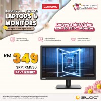 [Pre-order] Lenovo ThinkVision E20-30 19.5" Monitor (62F7KAR4WW)