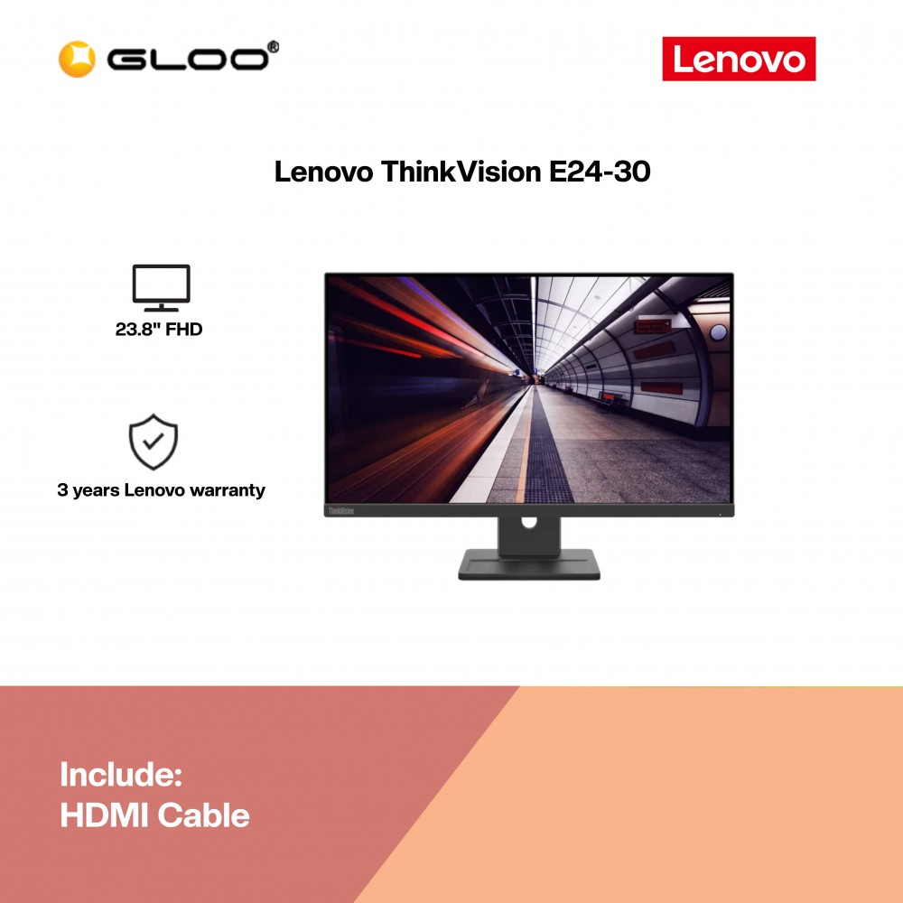 Lenovo ThinkVision E24-30 23.8" Monitor (63EDMAR2WW)