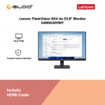 Lenovo ThinkVision S24-4e 23.8" Monitor 64B5KAR1MY