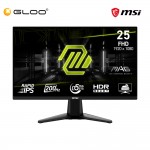 MSI MAG255F E20 24.5" Flat Rapid IPS FHD 200Hz Gaming Monitor (9S6-3BC21M-051)