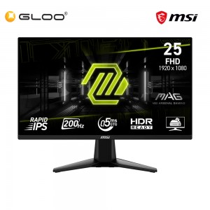 MSI MAG255F E20 24.5" Flat Rapid IPS FHD 200Hz Gaming Monitor (9S6-3BC21M-051)