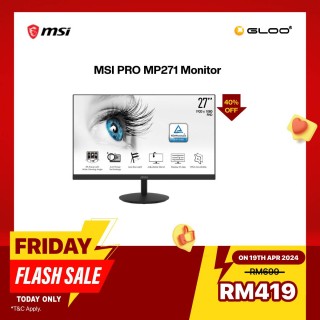 [Ready stock] MSI PRO MP271 27"FHD Monitor