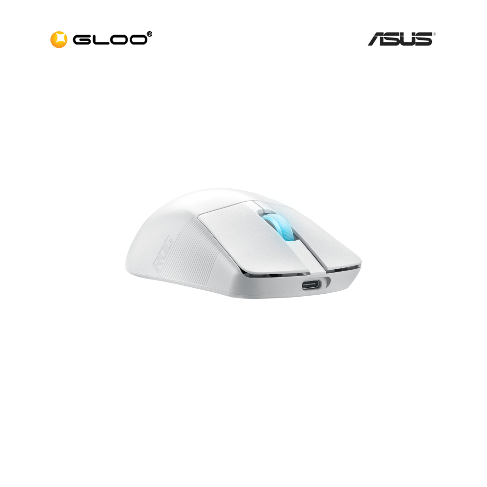 ASUS ROG P713 Harpe Ace Aim Lab Edition Wireless Gaming Mouse – White (90MP02W0-BMUA10)