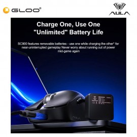 AULA SC900 PRO Wireless Gaming Mouse - Black