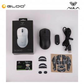 AULA SC800 Wireless Gaming Mouse - White
