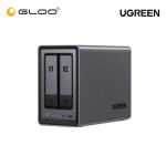 UGREEN NAS DXP2800 (Intel N100,2Bay,8GB RAM,Max Storage 76TB,Device Warranty 2Yrs)