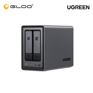 UGREEN NAS DXP2800 (Intel N100,2Bay,8GB RAM,Max Storage 76TB,Device Warranty 2Yrs)